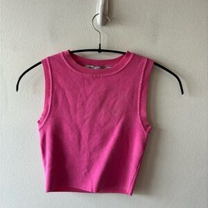 Zara pink tank top small